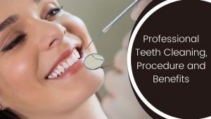 a woman having her teeth cleasing at wonder smile dental care pune