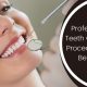 a woman having her teeth cleasing at wonder smile dental care pune