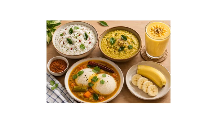 Indian soft foods to eat after wisdom tooth extraction: curd rice, khichdi, upma, idli sambar, lassi, kulfi